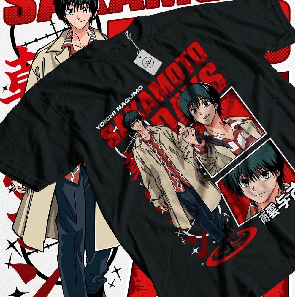 Anime Sakamoto Days Yoichi Nagumo Assasin Black TShirt S