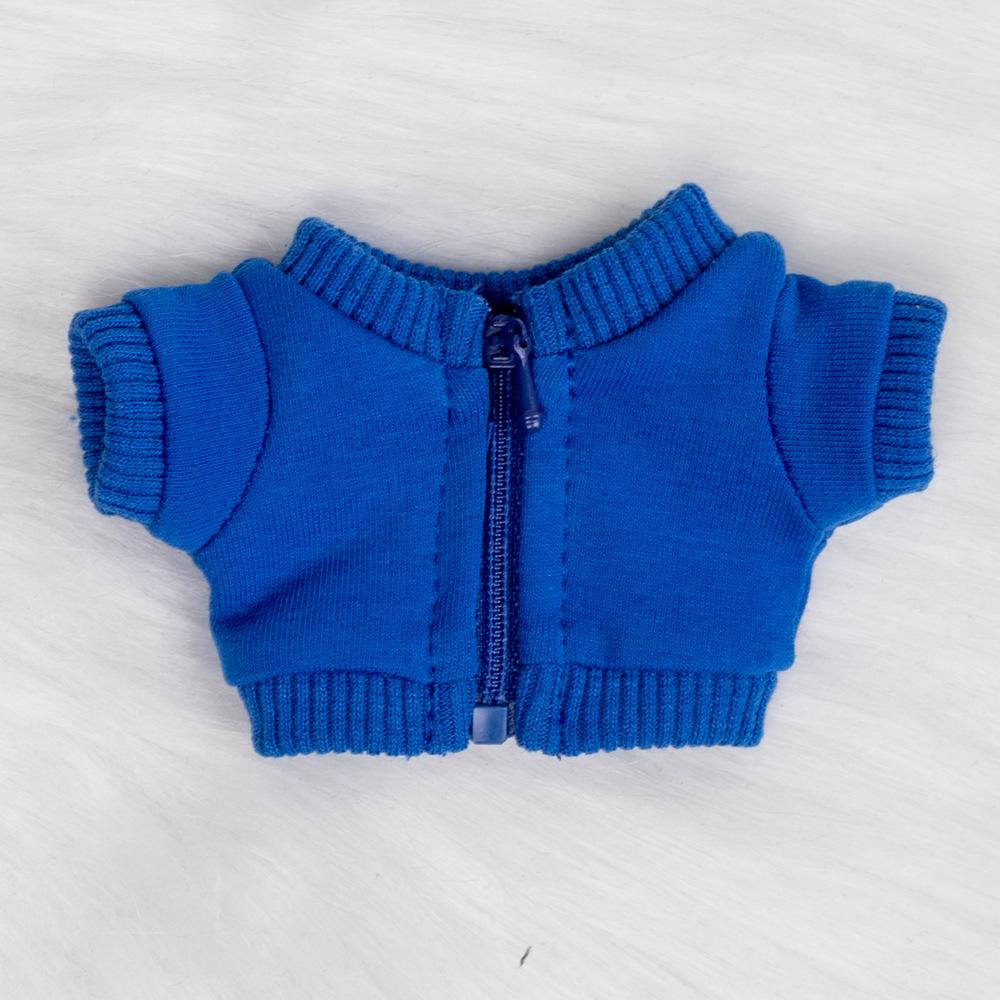 

17см Худи Макарон Лабубу Одежда для куклы (Без шляпы, на молнии) – Настраиваемый узор For 17CM Labubu