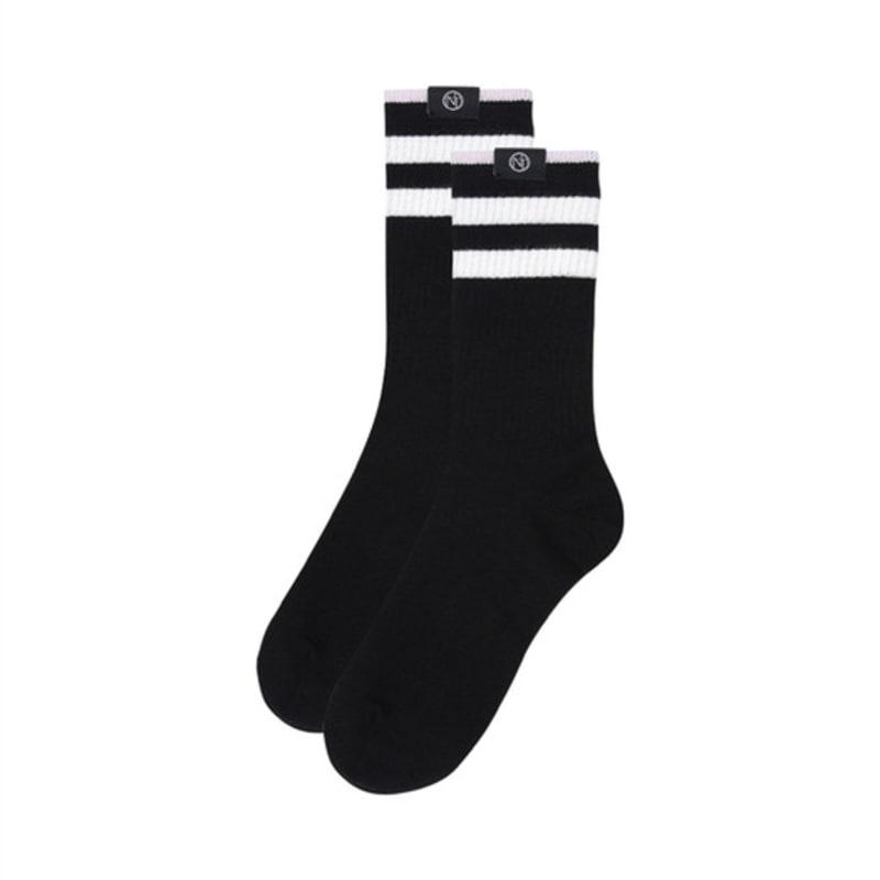 Nitina Striped Crew Socks BK