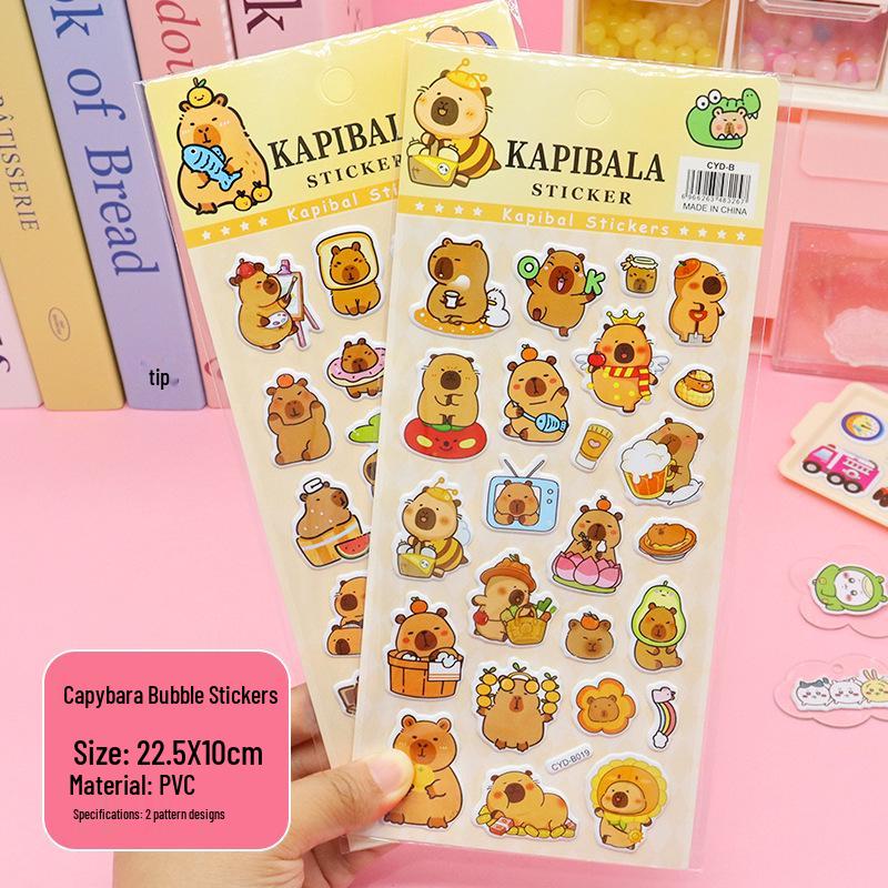 Cross-Border Multi-Style Cute Cartoon Bubble Stickers for Kids