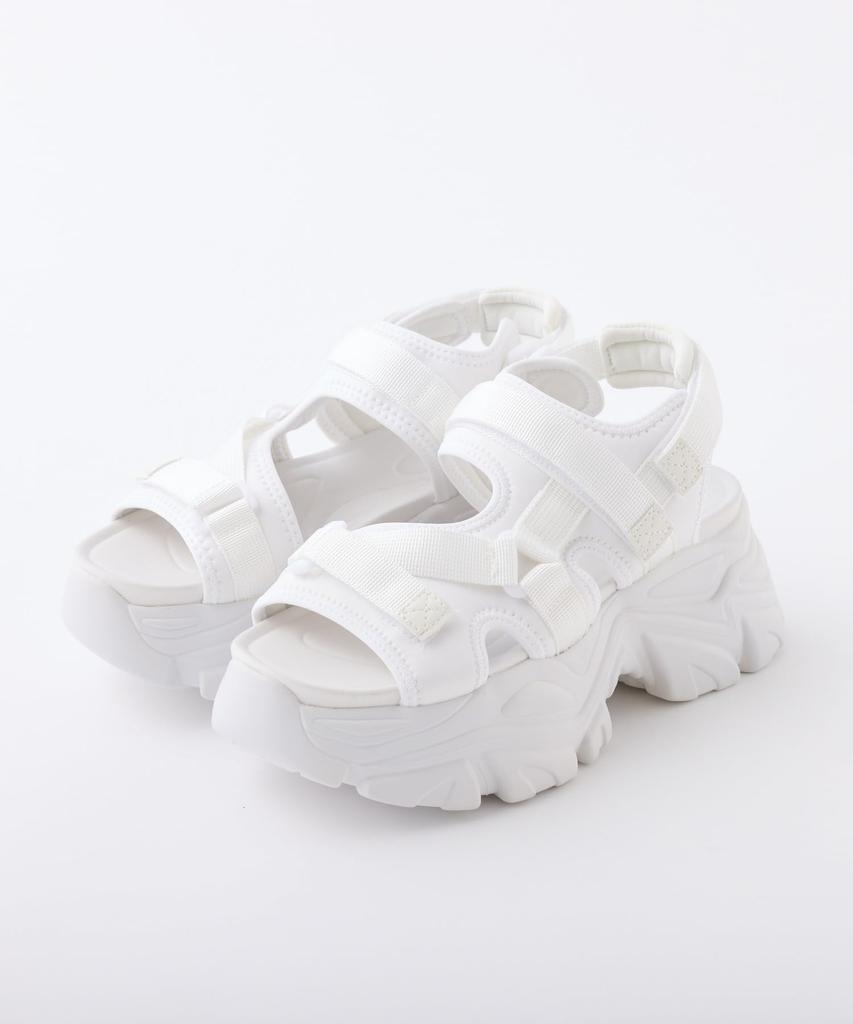 After Another Nice sports sandals 0151130030 M Ivory [One Clap] Thick-soled Women's