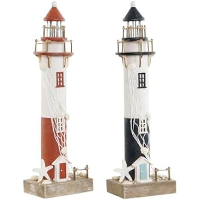 Figurine décorative - HOME ESPRIT - Multicolore - 11 x 7,5 x 36,5 cm - Lot de 2 unités - Intérieur