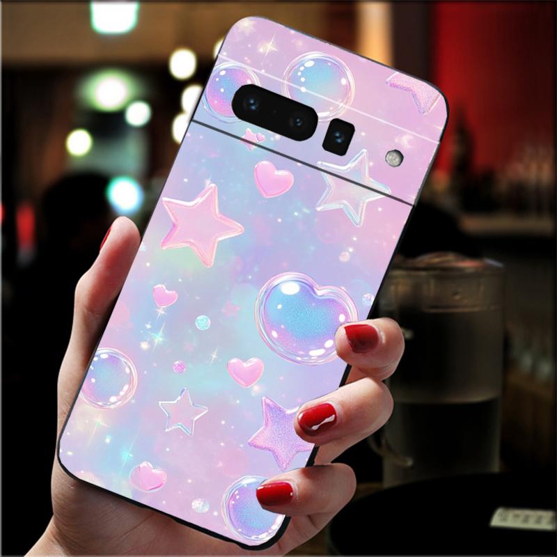 

Phone Case For Google Pixel 10 9 Pro XL 9A 8 7 6 Pro Pixel 8A 7A 6A Pixel 8 7 6 5 Love Pink Heart Case Google Pixel 8 Pro