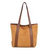 Ins Contemporary Style Womens Tote Bag Large Capacity With Soft Pu Material And Lining Polyester