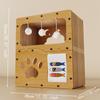 Cat Scratcher House Hanging Ball Toy Claw Grinding Cat Corrugated House for Small Animals Pet Toy Home Decor Kitty Indoor Cats