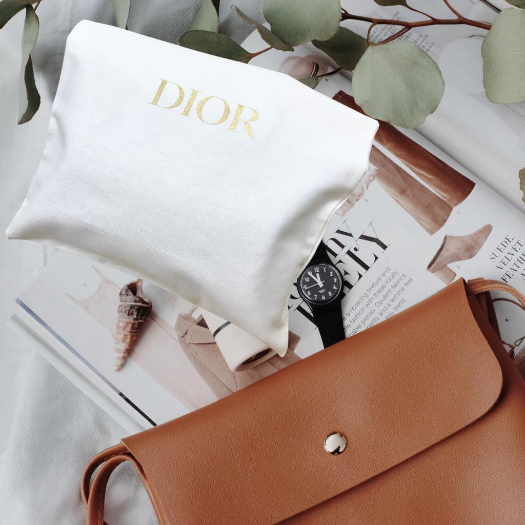 Dior Logo stahovací sáček papírová taška taška nákupní taška balicí taška dárek Den narozenin dárková krabička dárek na oplátku [Originální produkt, zabalený] Matky