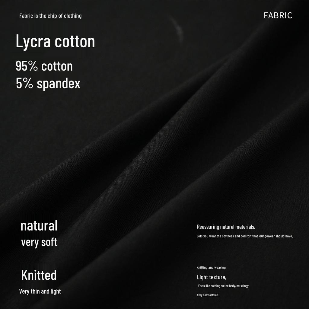 Men's Plus Size Cotton Summer Pajama Set - Thin Short-Sleeved Top & Shorts, Round Neck, Casual & Comfortable for Indoor/Outdoor Wear