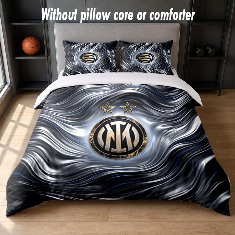 Borussia Dortmund Design Bed Bedding Set 1 Duvet Cover + 2 Pillowcases Soft Breathable Household Bed Linens