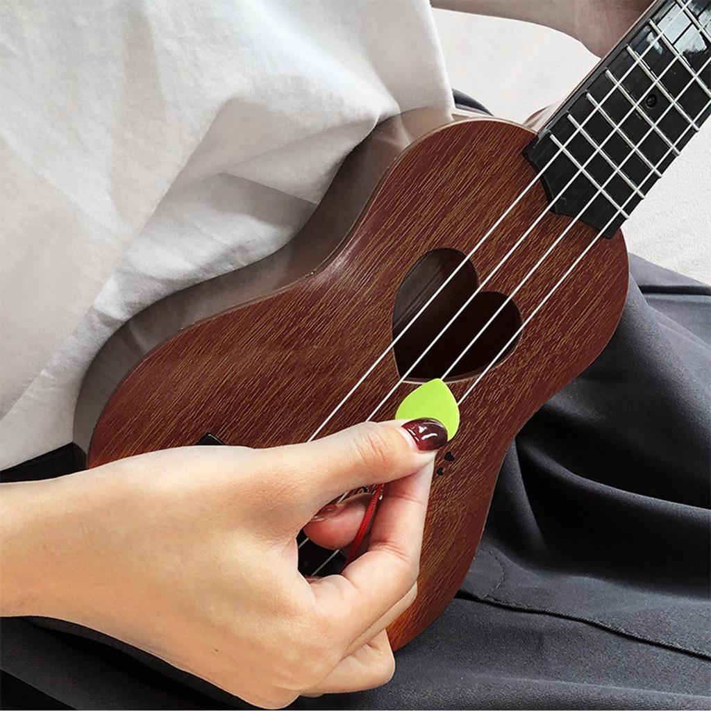 Mini plastová ukulele hračka pro děti, batolata, kytara, klasické ukulele nástroj se 4 strunami pro předškoláky, rané
