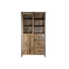 DKD Home Decor-DKD Home Decor Display Case 8424001807383 110 X 45 X 200 Cm Glass Metal Mango Wood