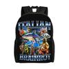 Arten von italienischem Brainrot Meme Klassischer Rucksack Outdoor High School Reise Handgezeichneter Tagesrucksack Herren Damen Laptop Umhängetasche