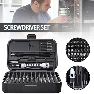 DL New 130 IN 1 Precision Screwdriver Set Computer PC Phone Watch Repair Tool Kit