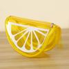 Borsa Cosmetica Impermeabile Limone Trasparente con Cerniera Borsa da Toilette Semplice Astuccio per Trucco Limone Bagno