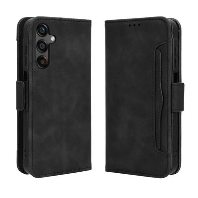 Custodia in pelle per portafoglio multifunzione con slot per schede per Samsung Galaxy M55 M15 M14 M34 M54, morbida protezione antiurto in silicone