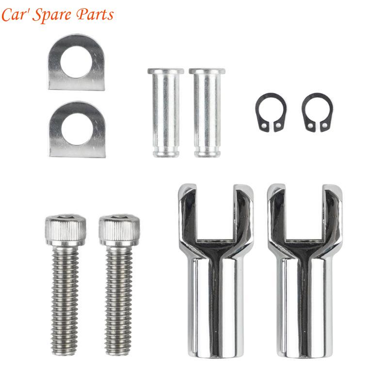 Y4UA Footpeg Mount Clevis for Davidson Replacement Accessories(Black/Silver)