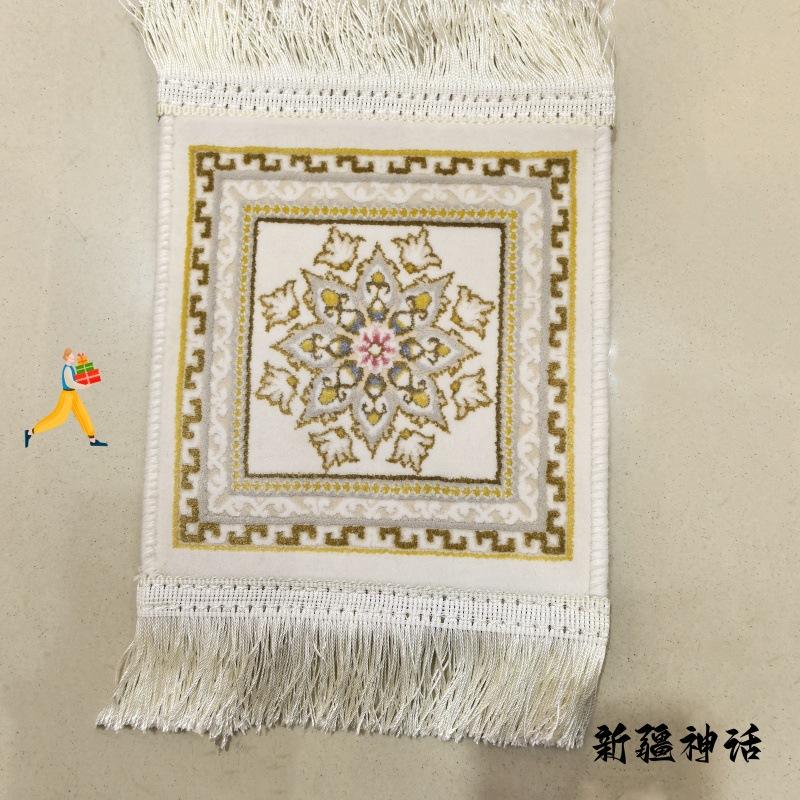 New Ethnic Carpet 2024, Wool Blend Floor Mat, Traditional Handmade Decor Tapestry Wall Hanging