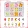 Cross Border Exclusive Handmade Carved Nail Accessories Ins Japanese Style Fresh Resin Simulation Flower Nail Decoration Set