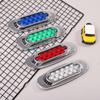 1Pc 16Led 12-24V Led Side Marker Light Position Side Lights Universal For Truck Trailer Yellow / White / Red / Blue / Green
