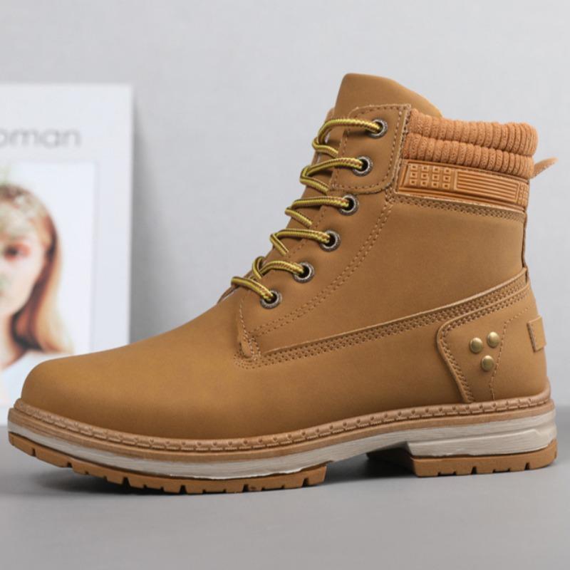 Pánské outdoorové platformové podzimní a zimní kotníkové boty
