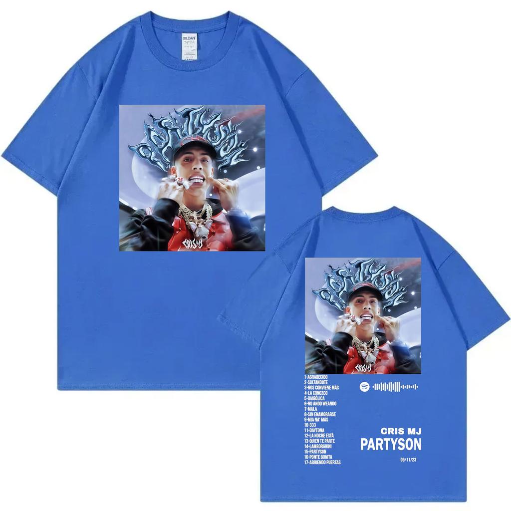 Singer Cris Mj Music Album Poster Graphic T Shirts Fashion Pop Music Short Sleeve Tshirt Mens Womens Casual Cotton Tshirts