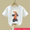 One Pieces Children TShirts Summer Anime Short Sleeves Tees Fashion Boy Girl Outdoor Clothes Base Top Birthday Gift New