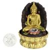 Buddha Decoration Desktop Fountain With Quiet Submersible Pump Desktop Fountain Ornaments for Home Vacation House Housewarming