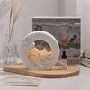 Golden Mountain Aroma Diffuser Stone Night Light – Perfect Gift for Girls or New Brides