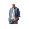 Calvin Klein Classic Casual Vintage Square Pocket Cotton Denim Shirt Men Shirts Light-Blue J326654