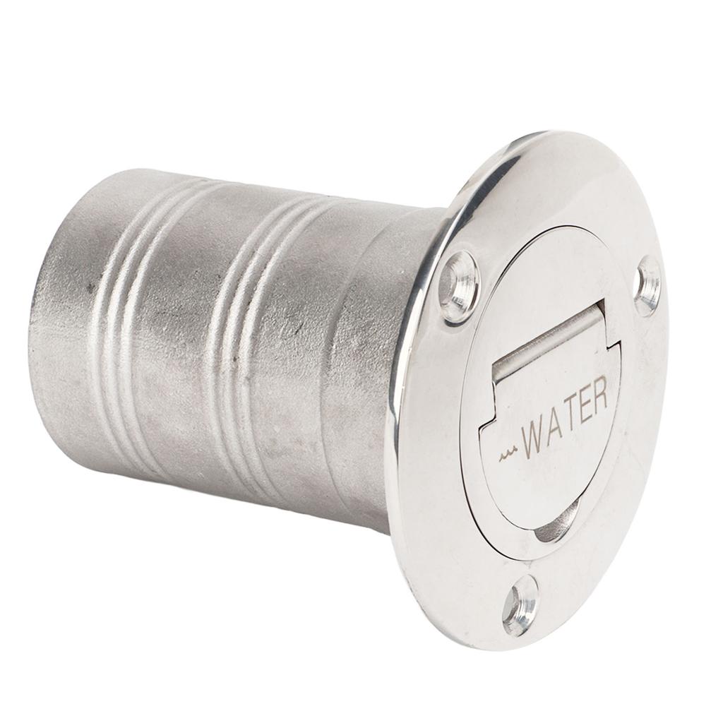 Bootsfüller, rechtwinklig, Muschelschale, Edelstahl 316, Hardware für Boote, schlüsselloser Deckfüller, 50 mm, 2