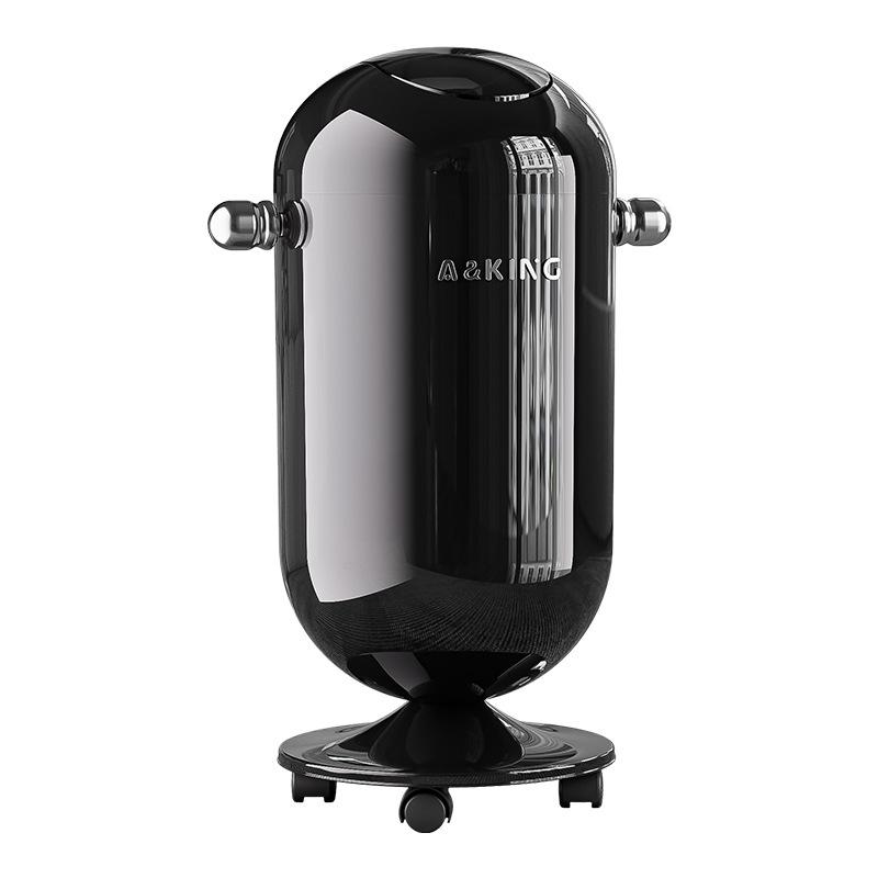 2026 Flip-Top Double Bin Trash Can with Wheels, Lid, for Home, Living Room, Bedroom & Bathroom.