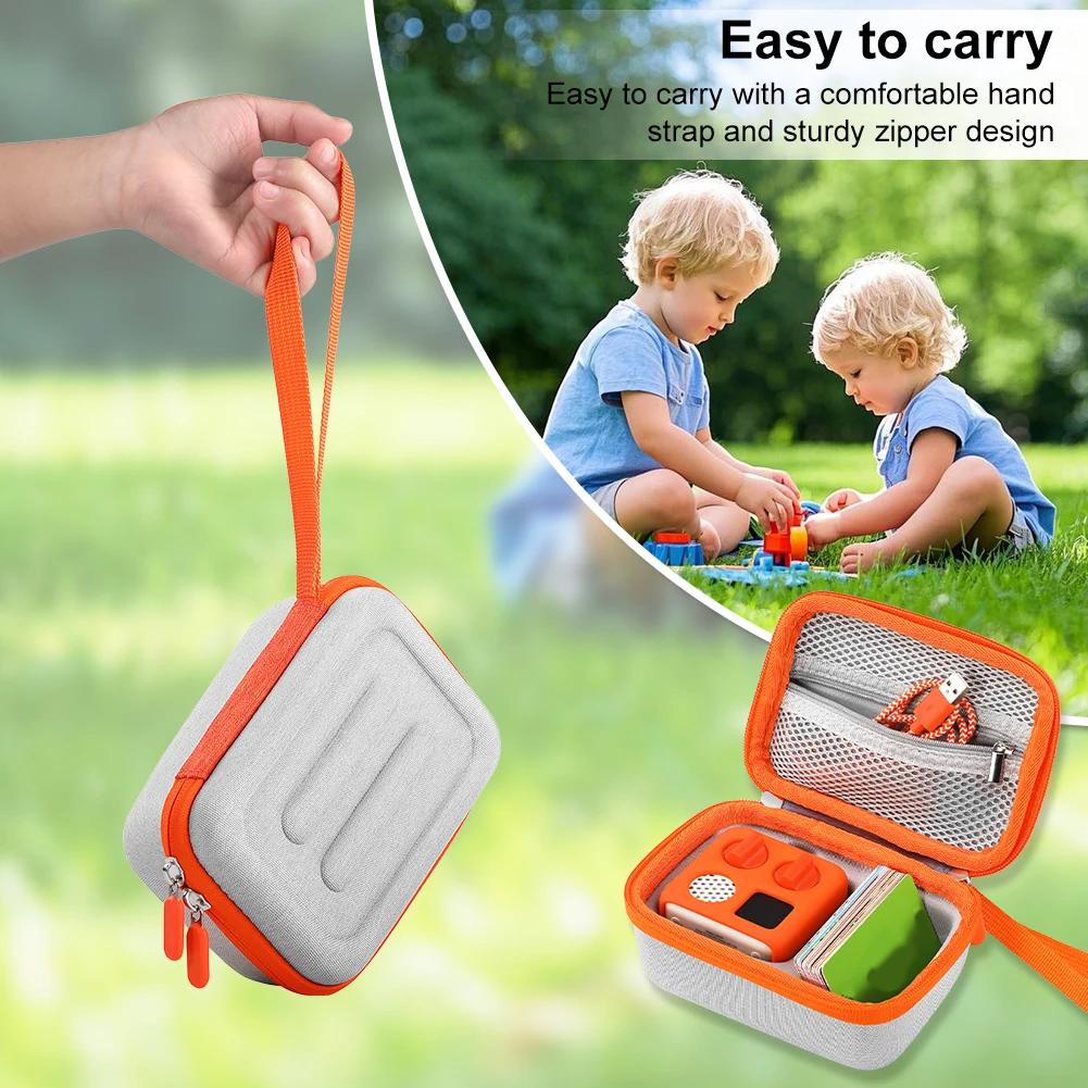 Portable Storage Bag for Yoto Mini (2025 Edition) Audio Player Shockproof Hard EVA Case for Yoto Mini Player Kids Music Players