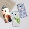 For Samsung Galaxy A40 A41 Phone Case Simple Creative Clear Back Cover For Samsung A 40 A 41 Soft TPU Silicone Anti Drop Fundas