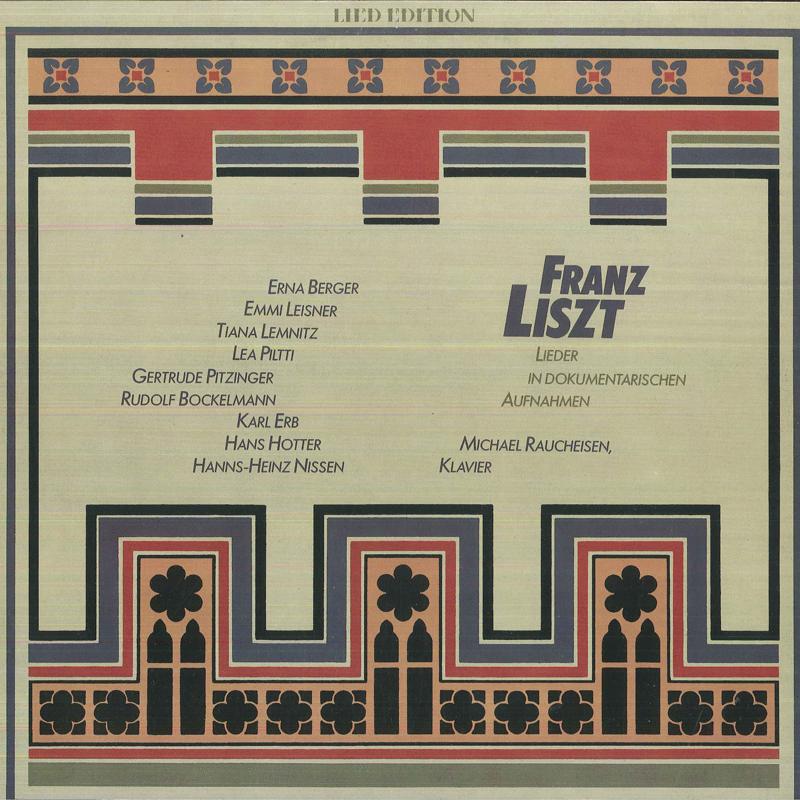

LP Record ERNA BERGER, EMMI LEISNER, TIANA LE - Franz Liszt Lieder In Dokumentarisc 4023563 ACANTA Germany Classical Used
