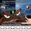 2pcs Solar Demon Eye LED Car Window Light, Wireless No Drill, Waterproof, Animated Devil LED Eyes Light for Car Windshield