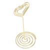 10Pcs Gold /Rose Gold Table Number Stands Heart Shape Name Card Holder  Wedding Party
