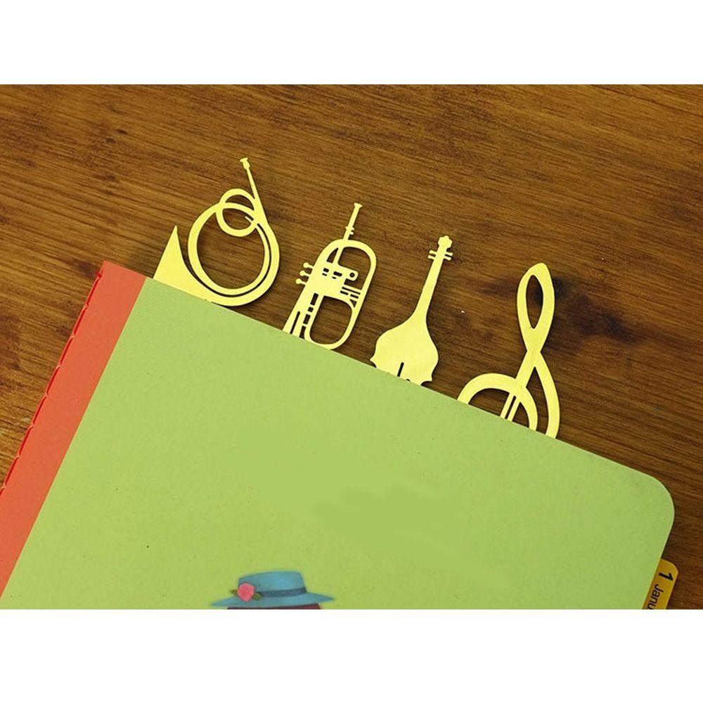

Trumpet Creative Hollow Musical Instruments Bookmark For Books Book Markers
