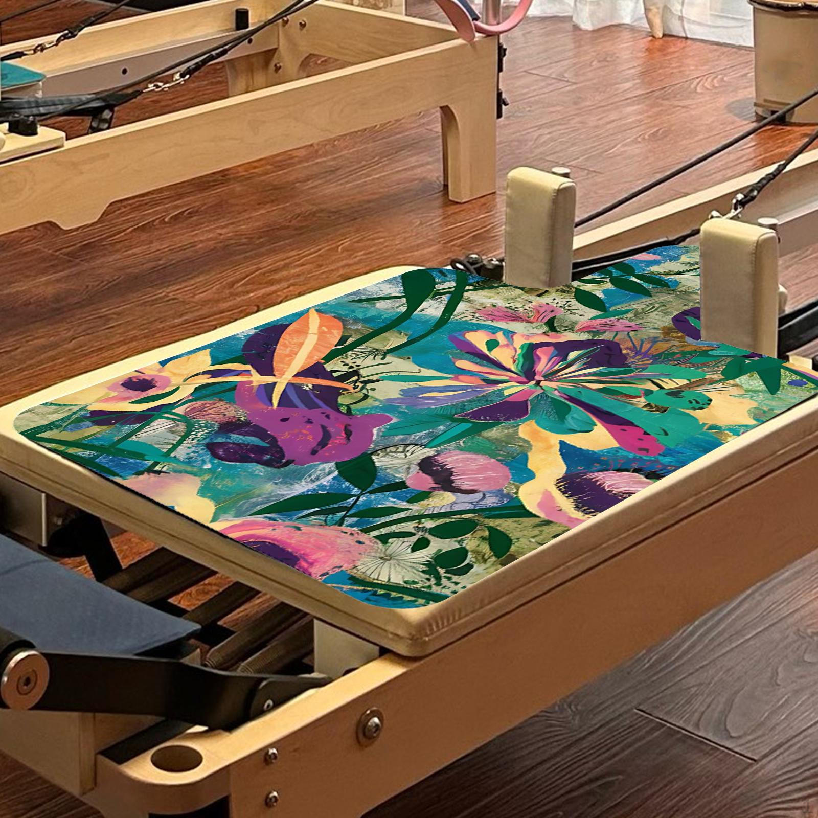 Коврик для пилатеса Reform, тренажерное оборудование, полотенце, запасной вариант зелёный