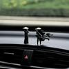 Cool Chinese Kung Fu Swordsman Figure Sand Table Layout Mini Landscape Supplies Desk Decoration Fairy Garden Miniatures