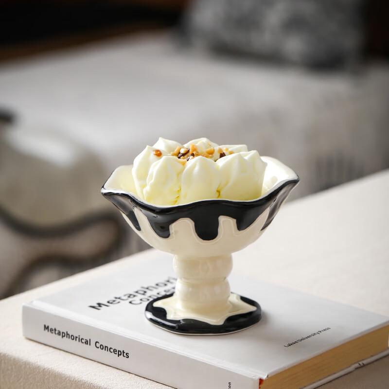 

Shangqi Underglaze Ceramic Stemmed Dessert Cup