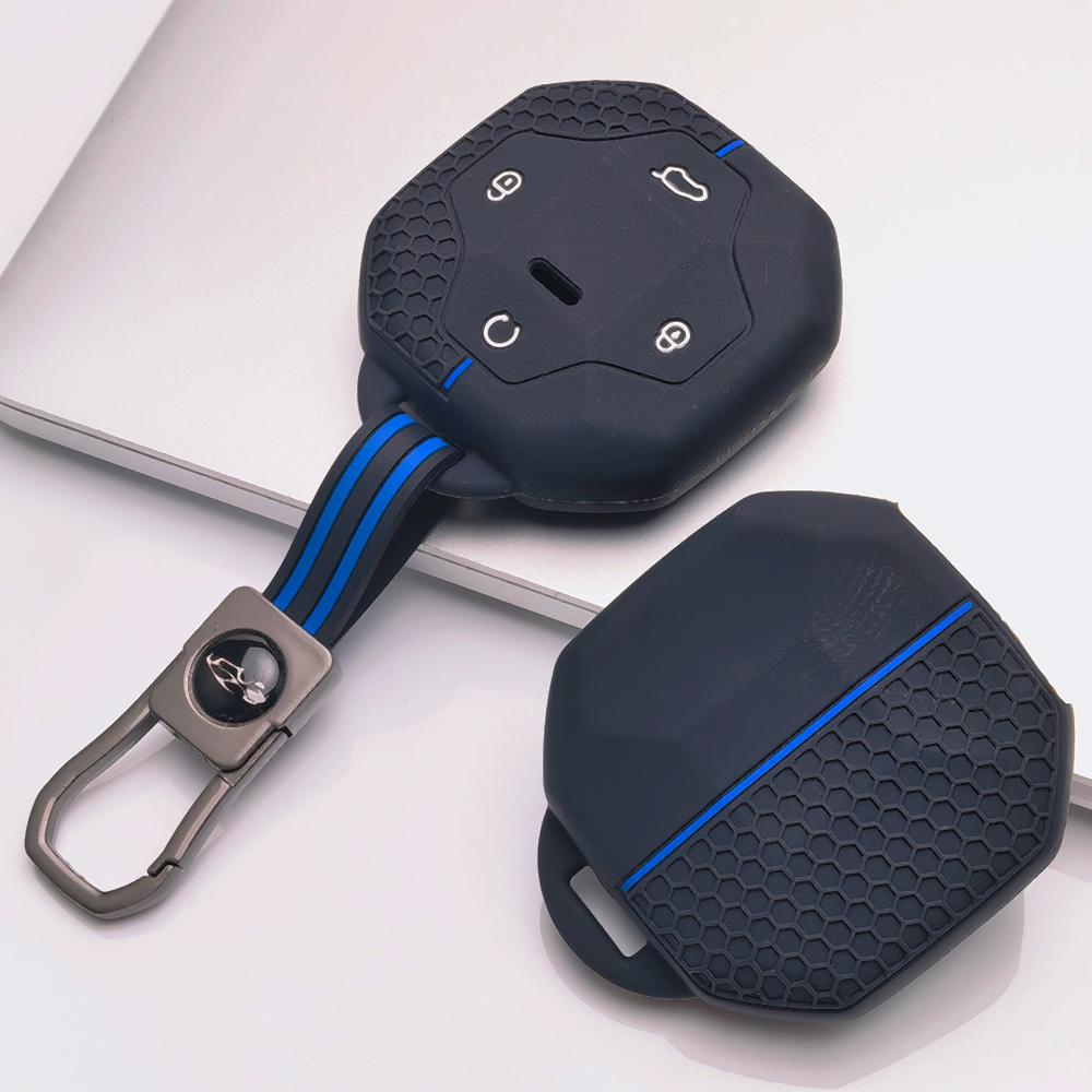 Key Fob Cover Keychain for Jetour Shanhai T2 L9 T3 Traveler Dashing Anti-Scratch Surface Shockproof Structure Soft Grip Texture Easy Install Design