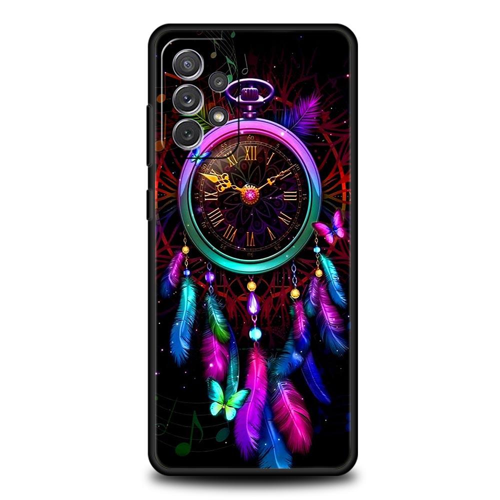 

Чехол для телефона Samsung Galaxy A13 A15 A17 A07 A21S A22 A23 A25 A31 A73 A32 A52 A52S A41 Мягкий ТПУ Корпус Милый Мандала Ловец Снов Samsung A22 5G