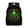 Eye Of Cthulhu Occult Dark Schoolbag Office Workers Sporty Fashionable Mochila Large Capacity Laptop Bag Back To School Season