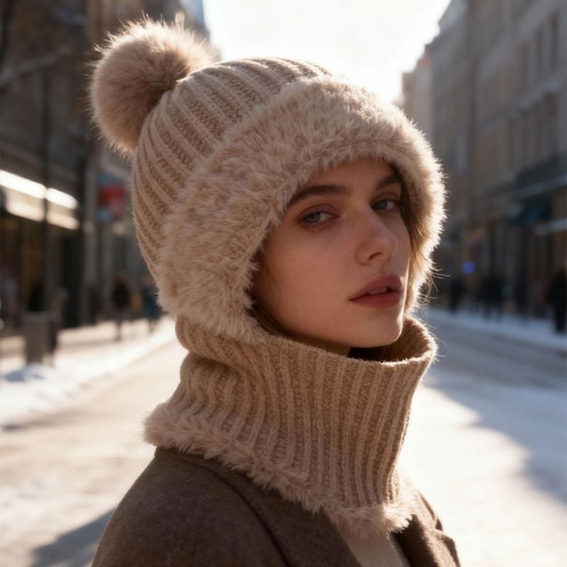 Balaclava Warm Hat Trapper Hat Stylish Cap Warm Hat Ushanka Hat for Outdoor Winter Mask for Skiing Camping Hiking