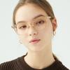 Oart Nina BROWN CRYSTAL Clear Horn-rimmed Glasses