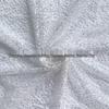 3mm Transparent Beaded Mesh Embroidery Fabric with Star Flower Pattern for Women's Clothing and Bags