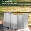 Camping Stove Windshield: Outdoor Windproof Magnetic Screen