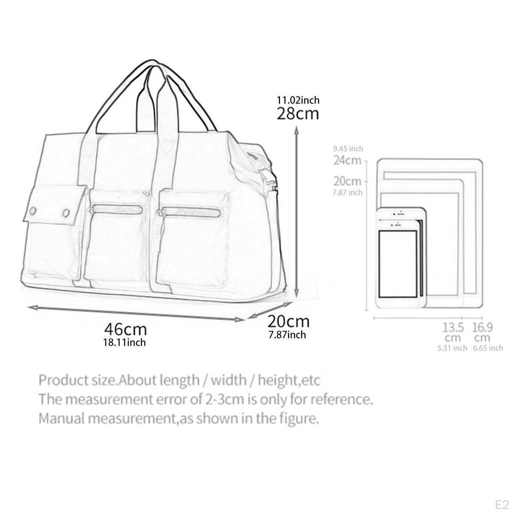 Duffle Bag Gym Overnight Carry on Tote for Fitness,Yoga ,Workout ,Travel