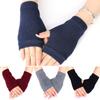 Gloves for Women No Fingers Girls Fingerless Arm Warm Winter Hand Long Warmer Mittens