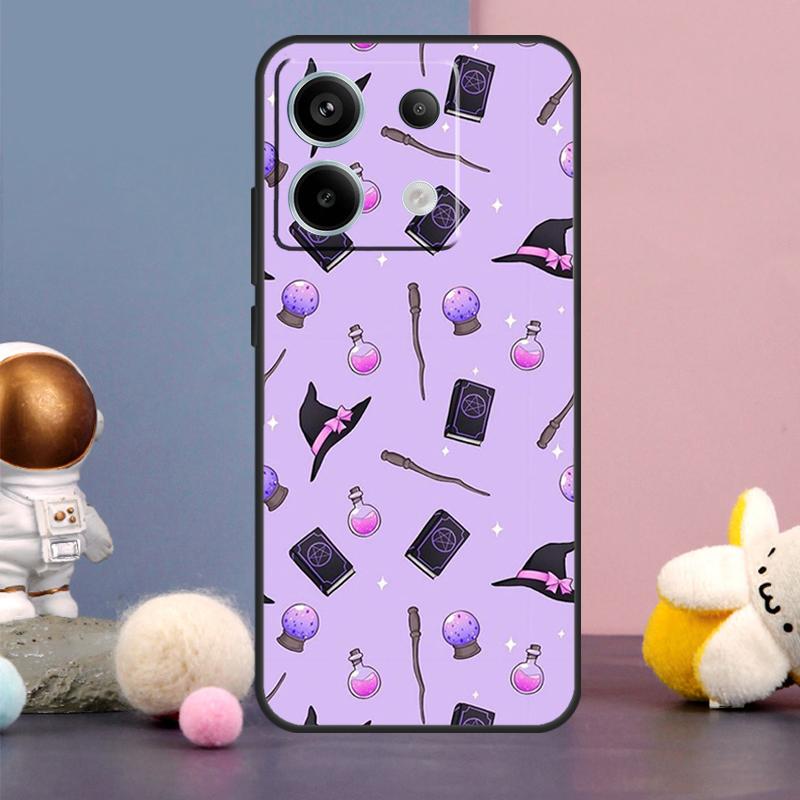 Pastel Goth Witchy Case For Xiaomi Redmi Note 14 9 10 11 12 13 15 Pro Plus Redmi 15 15C 14C 10C 12C 13C Cover