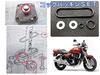 No Brand Suzuki Fuel Cock Gasket Repair Set GSX250S GSX400S Impulse GS250FW/FWS (GJ71A) Katana GJ76A GK77A GK79A Savage 400/LS400 O-ring Rubber S